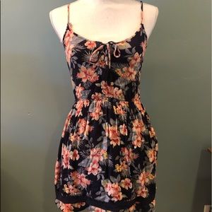 Hollister Floral Dress Summer Strap Size Small